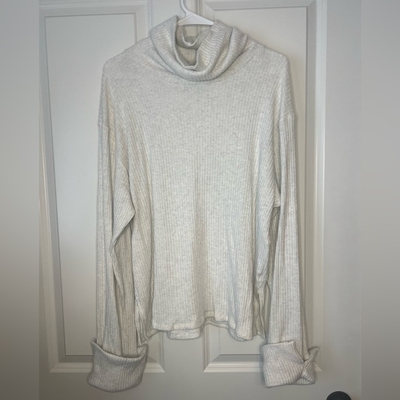 Treasure & Bond Cream Cowl Neck Sweater - Picture 2 of 8